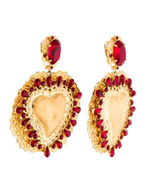 dolce and gabbana heart earrings|dolce and gabbana nordstrom.